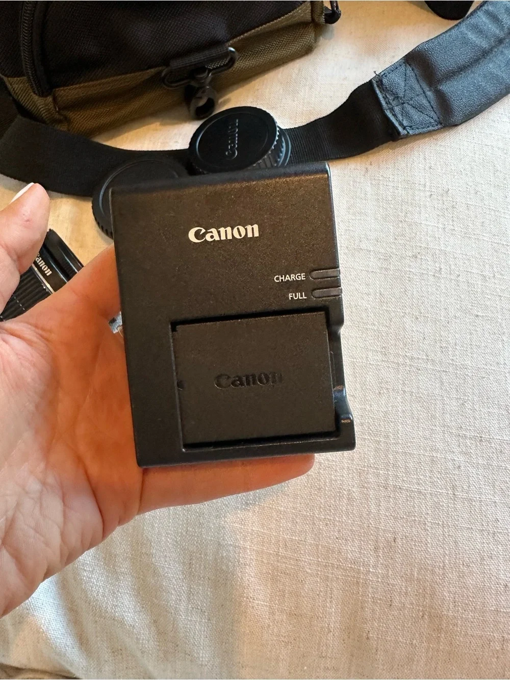Canon Black DSLR Camera Kit with Black Carrying Bag